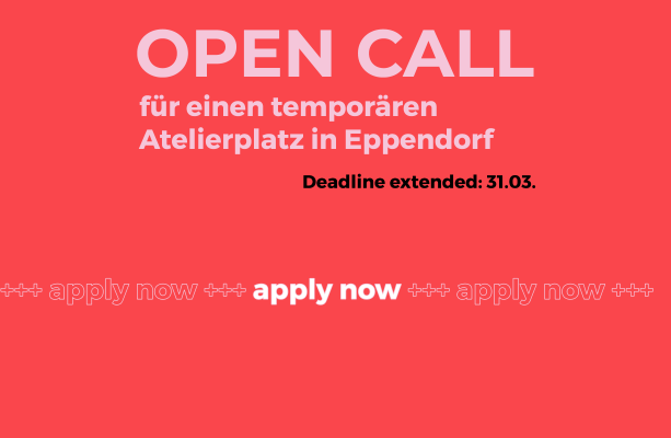 Open Call für einen temporären Atelierplatz in Hamburg